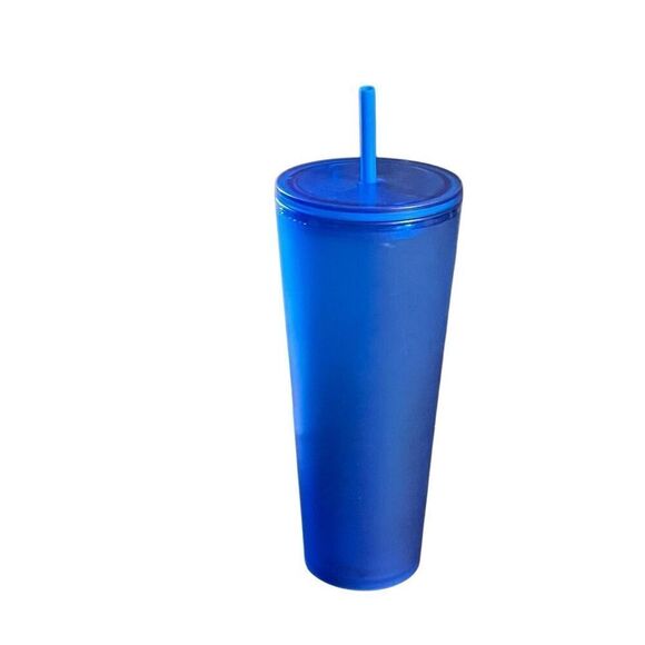 Starbucks Spring 2023 Blueberry Soft Touch 24oz Venti Tumbler - Picture 1 of 5